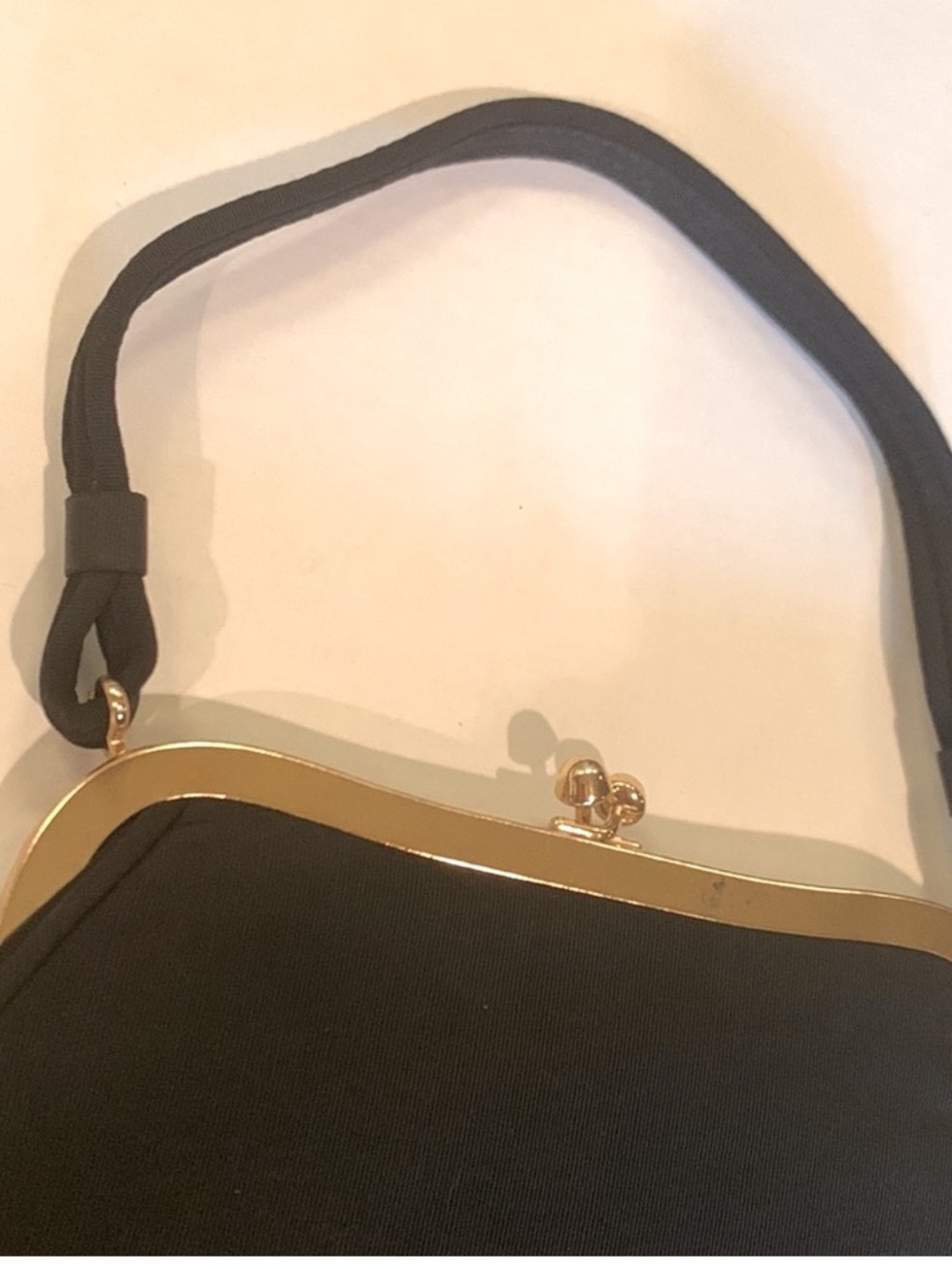 Vintage Coblentz Bag & JR USA Hand Bag Satin Gold Tone Hardware 1940’s & 50’s - Picture 16 of 17